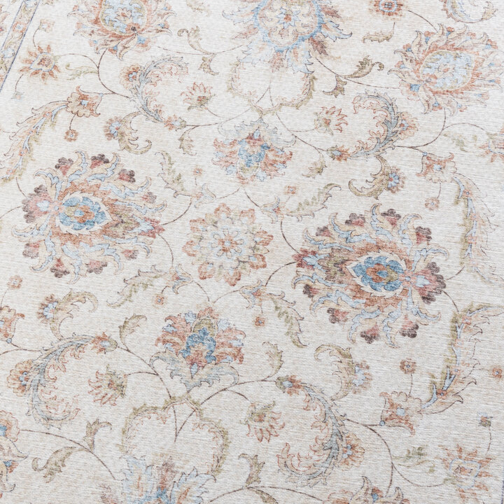 Waschbarer Läufer - Domingo Oriental Weiß