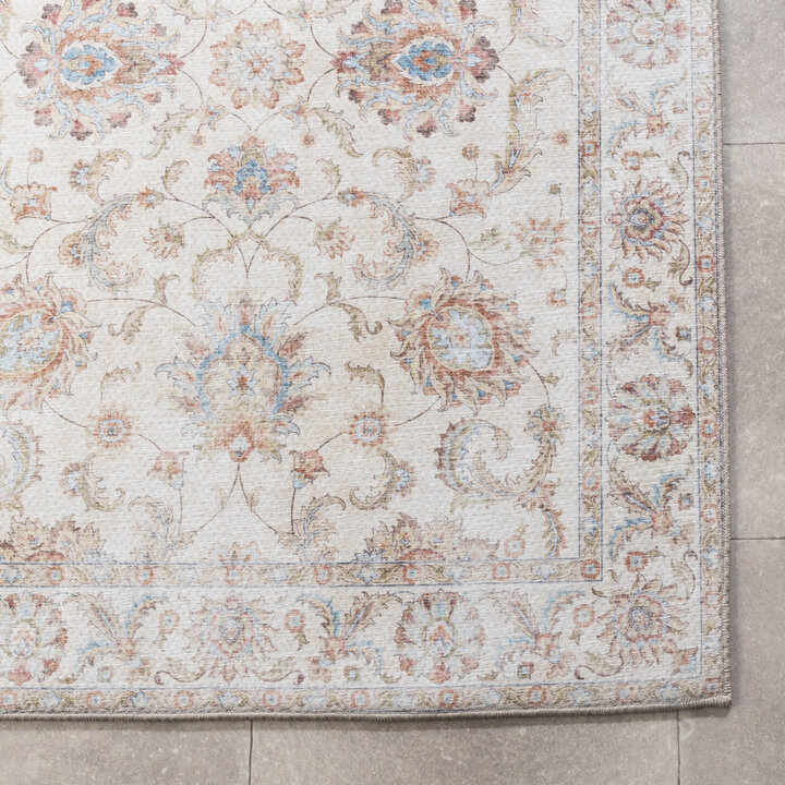 Waschbarer Läufer - Domingo Oriental Weiß