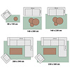 Nachhaltiger Teppich - Lorre Blocks Weiß Grau  - thumbnail 6