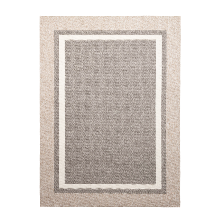 Nachhaltiger Teppich - Lorre Edge Grau Creme 