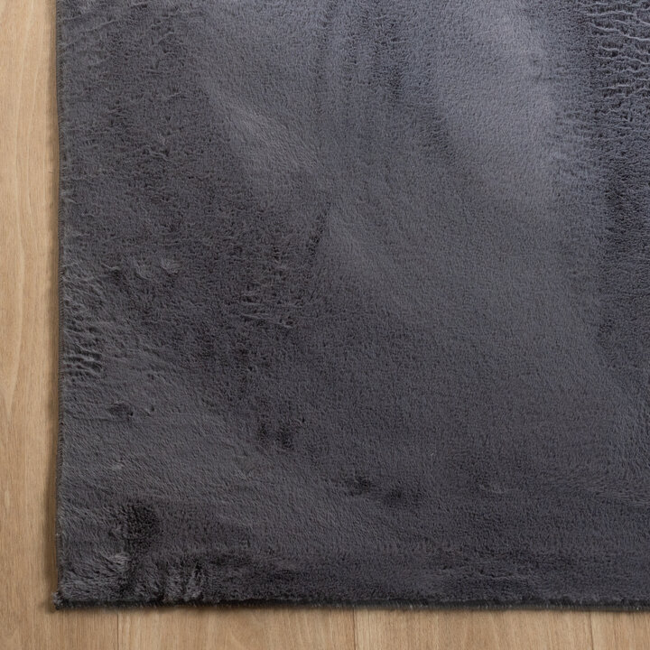 Flauschiger Teppich - Cozy Anthrazit