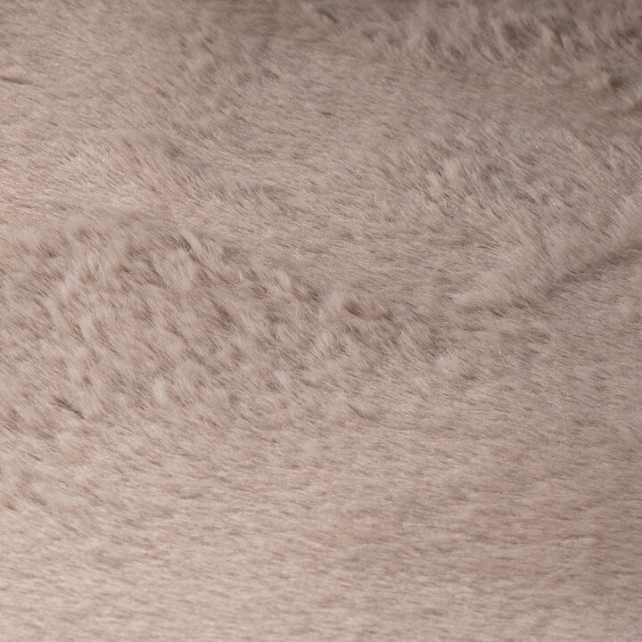 Flauschiger Teppich Rund - Cozy Taupe