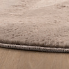 Flauschiger Teppich Rund - Cozy Taupe - thumbnail 5