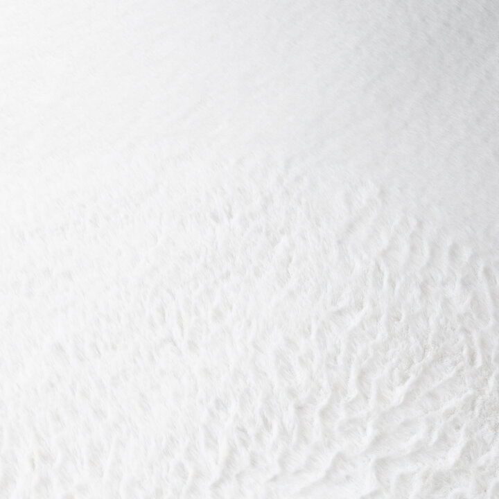 Flauschiger Teppich Rund - Cozy Weiß