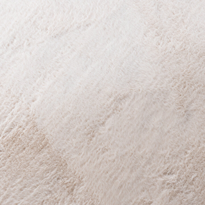 Flauschiger Teppich - Cozy Creme