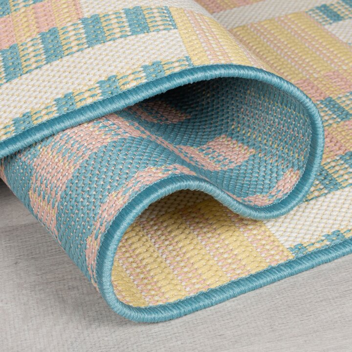 In- & Outdoor Teppich - Villo Check Bunt