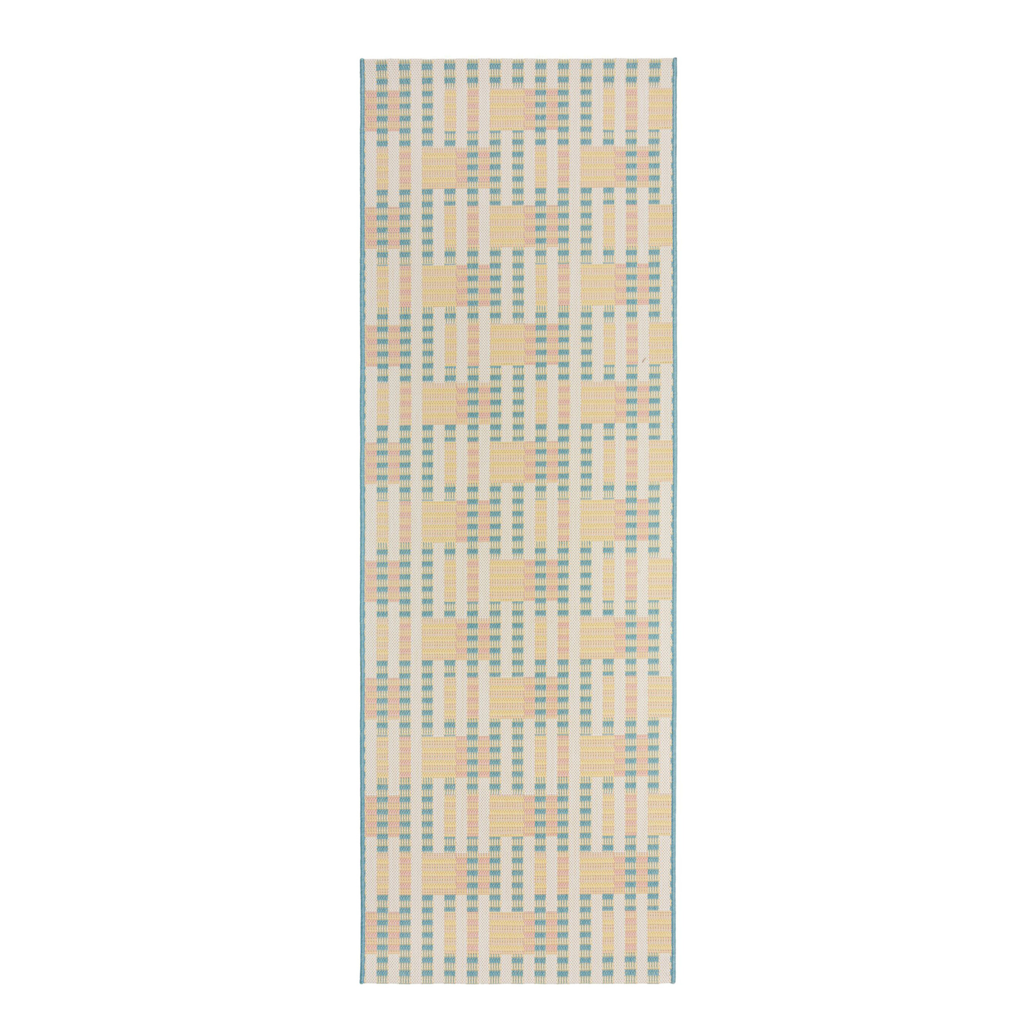 Balkonteppich - Villo Check Bunt - sfeer