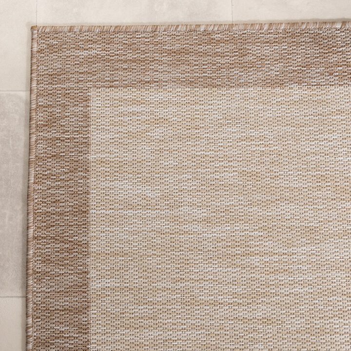 Balkonteppich - Sierra Border Creme Beige