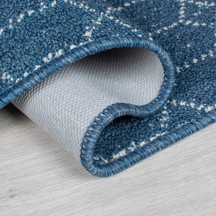 Waschbare Türmatte - Argo Blau