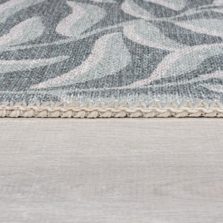 Waschbarer Läufer - Reido Leaves Grün