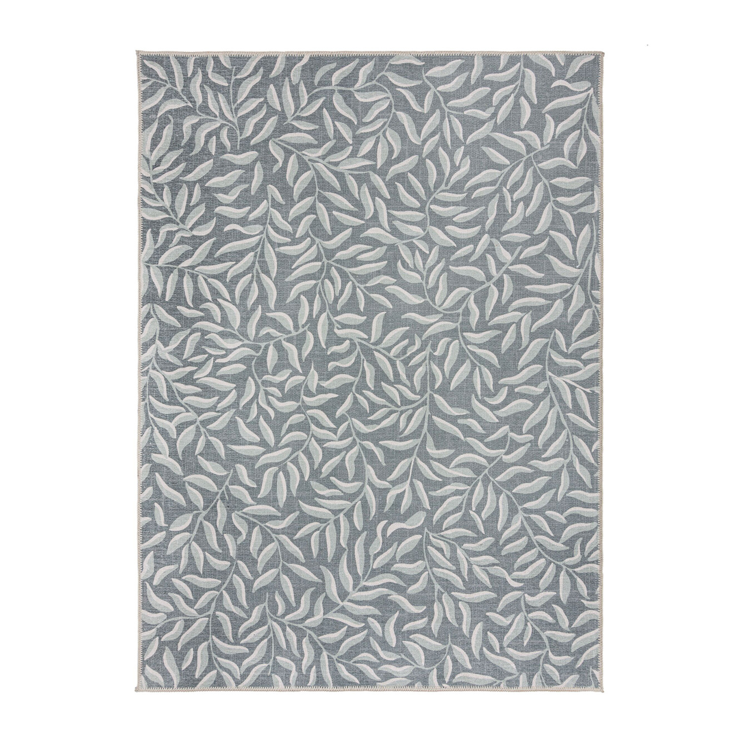 Waschbarer Teppich - Reido Leaves Grün - sfeer