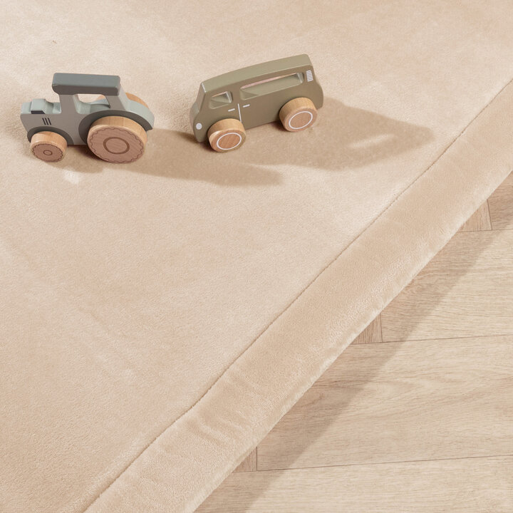 Waschbare Spielmatte Baby - Jip Beige