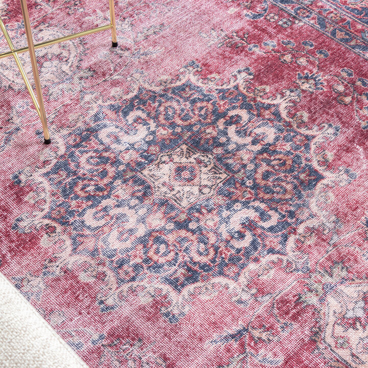 Teppich Vintage - Estate Medaillon Bordeaux Rot Outlet