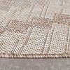 In- & Outdoor Jute Teppich Rund - Atlas Diamond Braun Creme - thumbnail 5