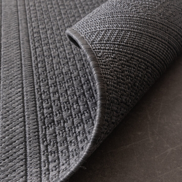 In- & Outdoor Teppich - Dunes Geo Grau