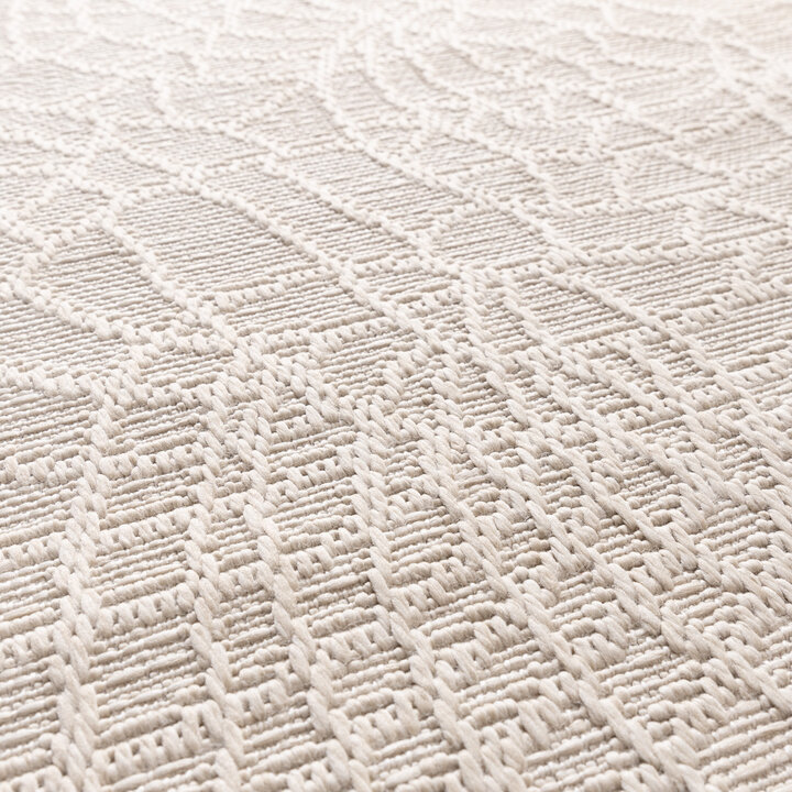 In- & Outdoor Teppich - Dunes Mandala Creme