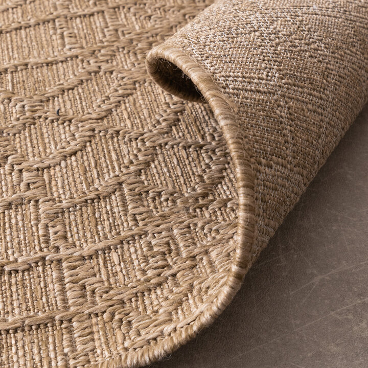 In- & Outdoor Teppich - Dunes Mandala Braun