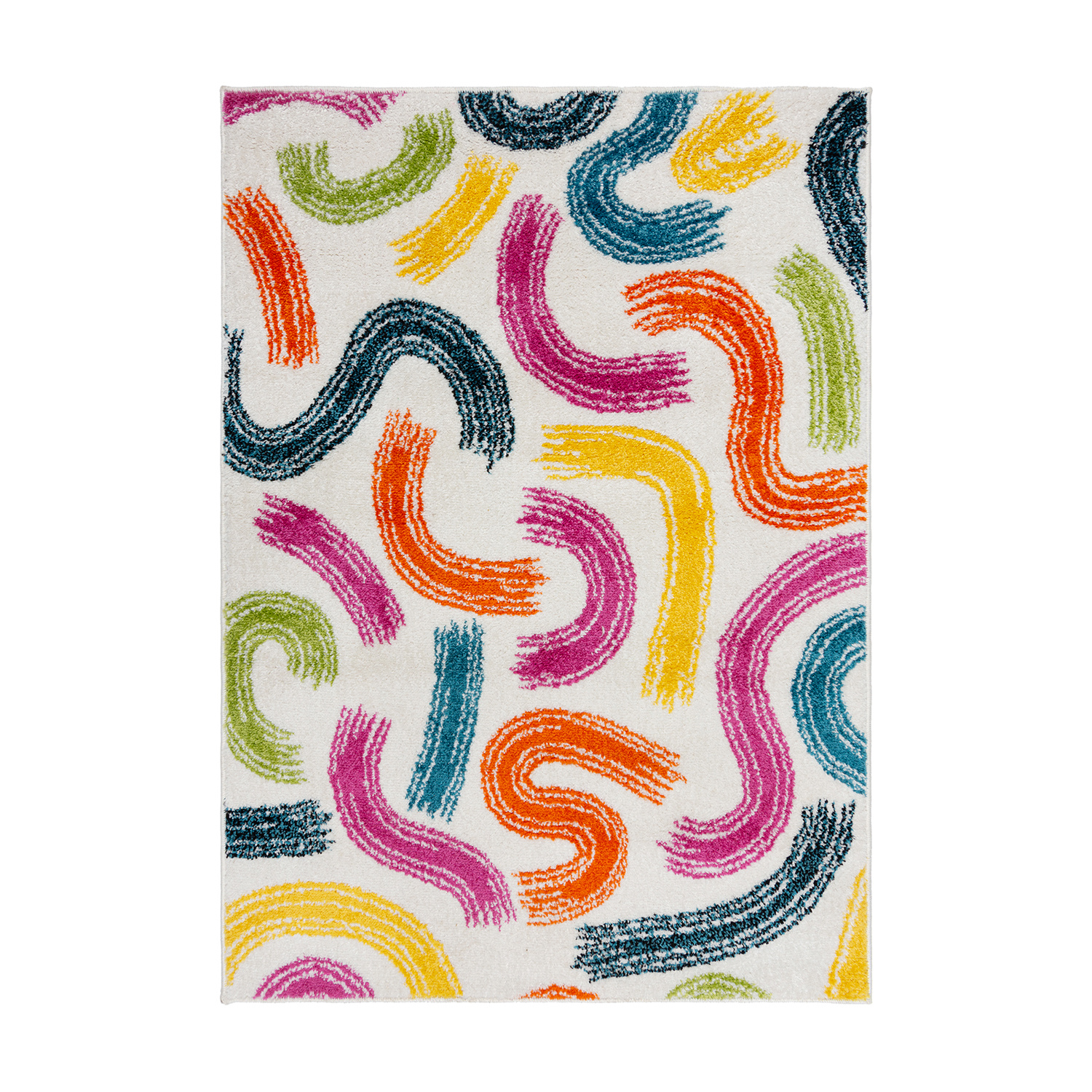 Bunter Kinderteppich - Radiso Doodle Multicolor - sfeer