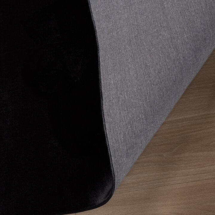 Flauschiger Teppich - Cozy Schwarz