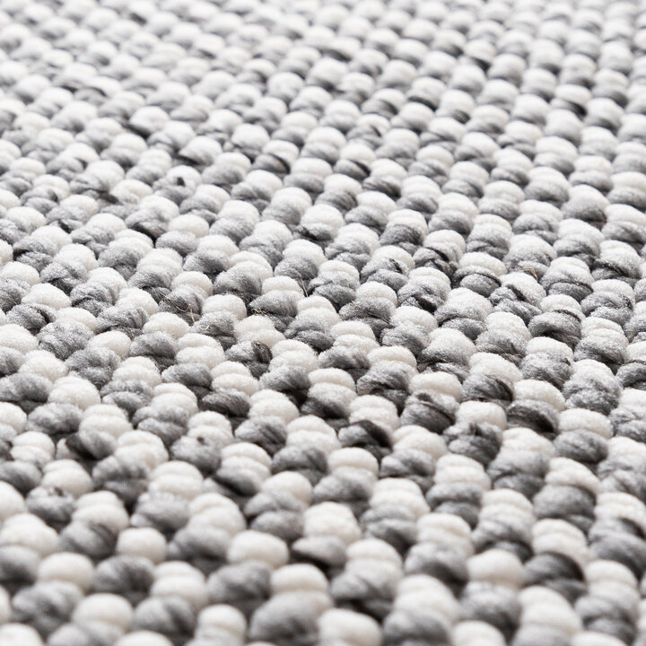 Kurzflor Teppich - Lykke Hellgrau