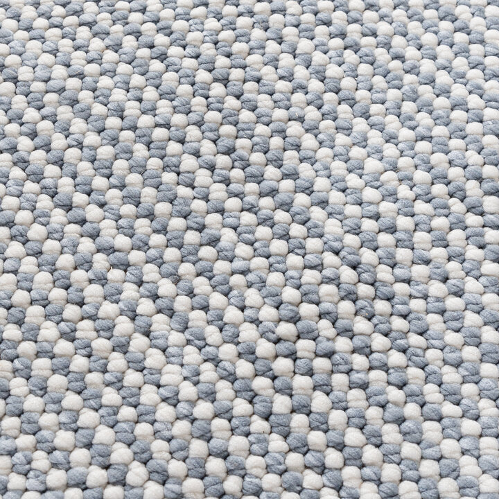 Kurzflor Teppich - Lykke Hellblau