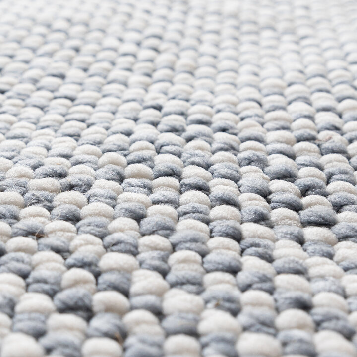 Kurzflor Teppich - Lykke Hellblau