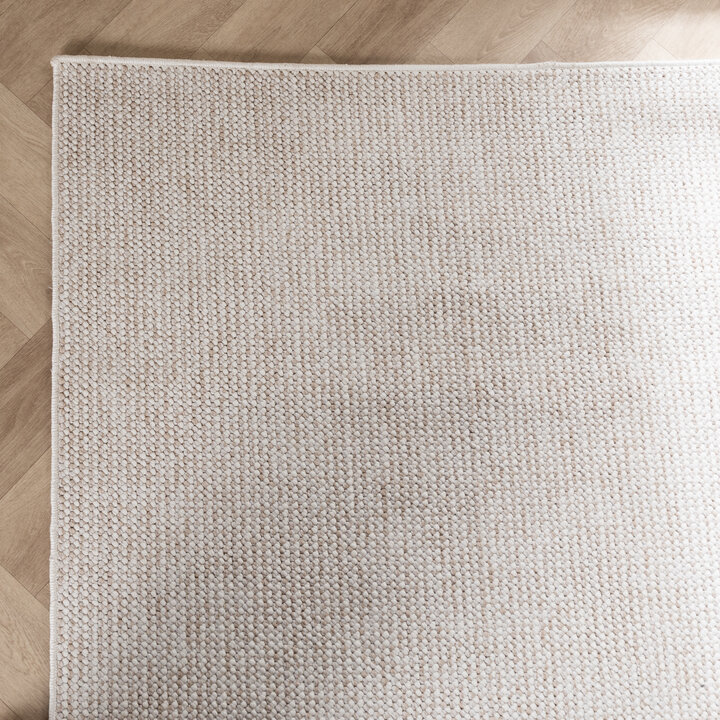 Kurzflor Teppich - Lykke Creme