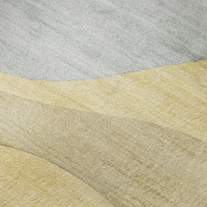 Moderner Teppich - Field Gelb