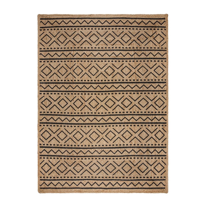 Jute Teppich - Lucio Geo Beige