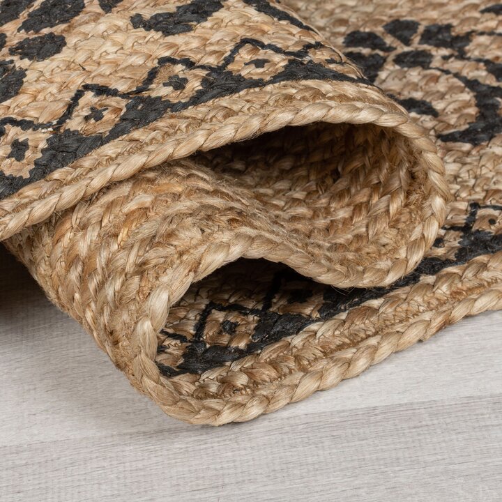 Jute Teppich - Marino Floral Beige