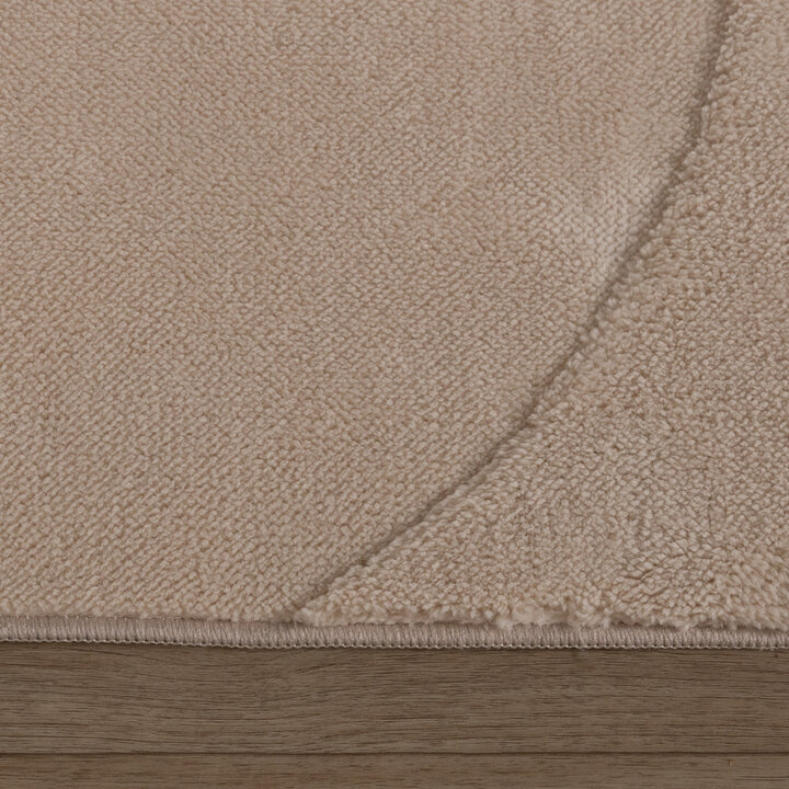 Teppich Wohnzimmer - Charm Circles Beige