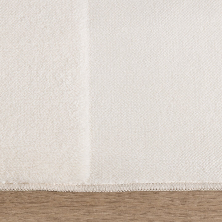 Teppich Wohnzimmer - Charm Circles Weiß