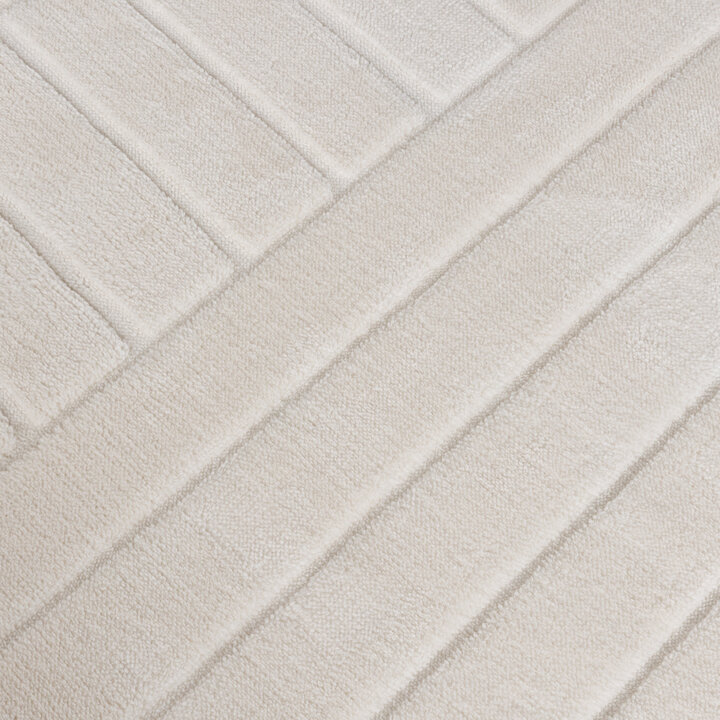 Teppich Wohnzimmer - Charm Arches Weiß