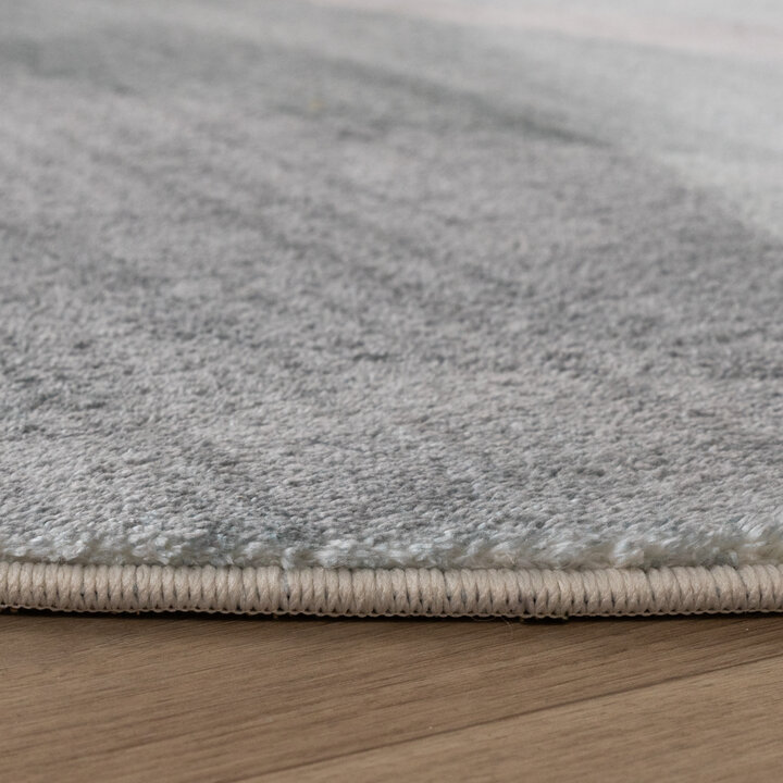 Moderner Teppich Rund - Field Grün