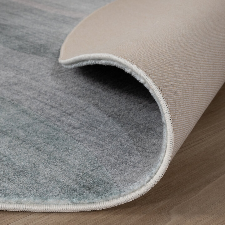 Moderner Teppich Rund - Field Grün