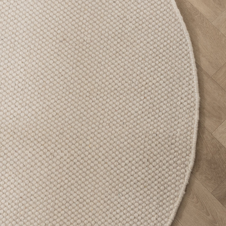 Wollteppich Rund - Bliss Creme