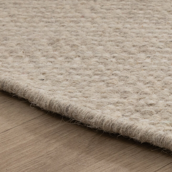 Wollteppich Rund - Bliss Creme Weiß