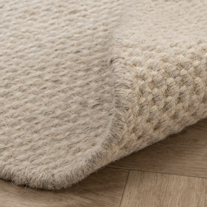 Wollteppich Rund - Bliss Creme Weiß