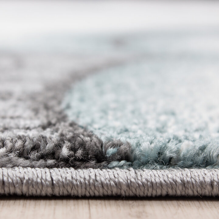 Teppich Kinderzimmer Rund - Anna Bär Blau