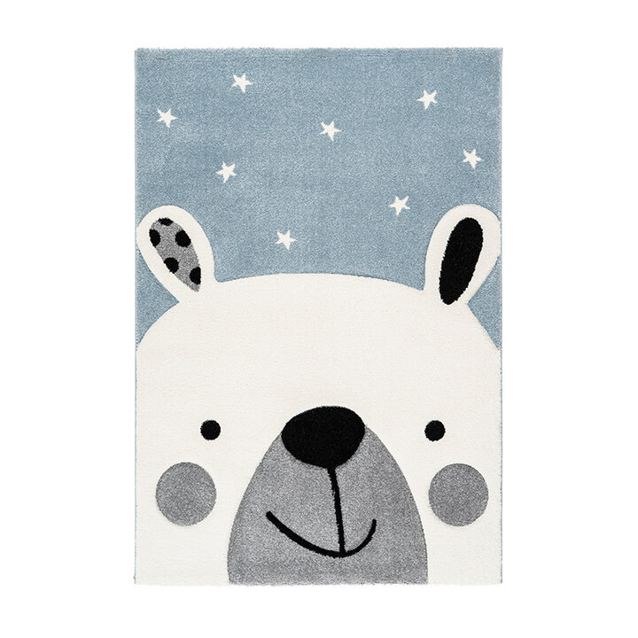 Teppich Kinderzimmer - Atlantic Bär Blau