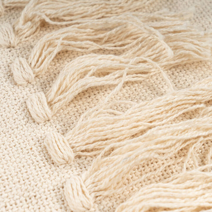 Boho Decke - Basai 225 Rosa Creme