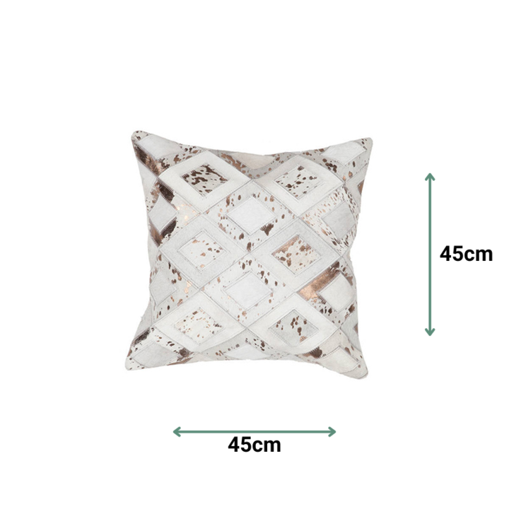 Leder Kissen - Soul 110 Elfenbein