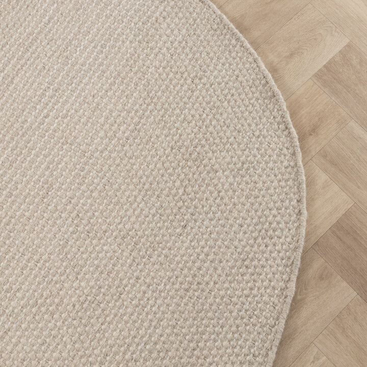 Wollteppich Organisch - Bliss Creme Weiß