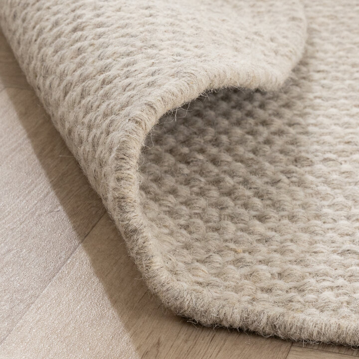 Wollteppich Organisch - Bliss Creme Weiß