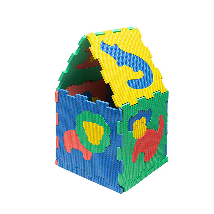 Foam Puzzlematte - Sam Safari Bunt