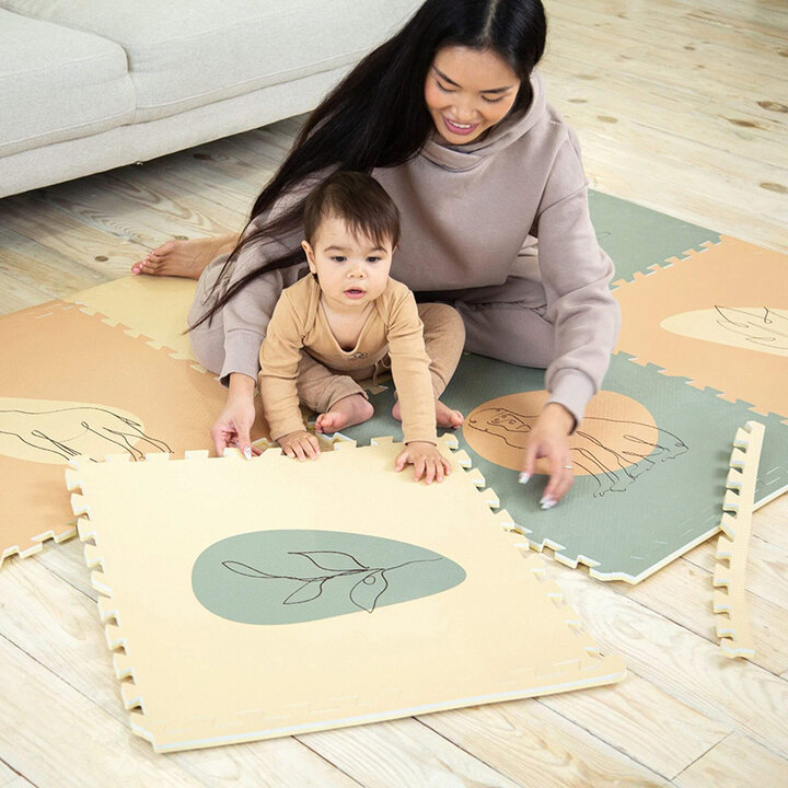 Foam Puzzlematte - Vic Jungle Terrakotta