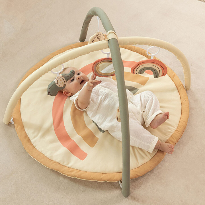 Babygym Spielmatte - Jungle Regenbogen Bunt