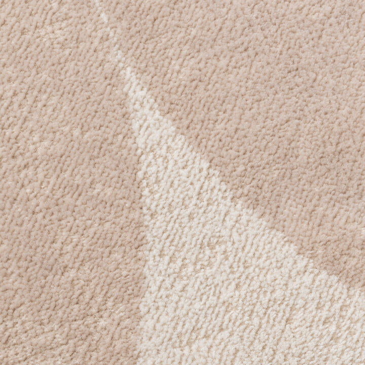 Skandinavischer Teppich - Aurora Circles Beige