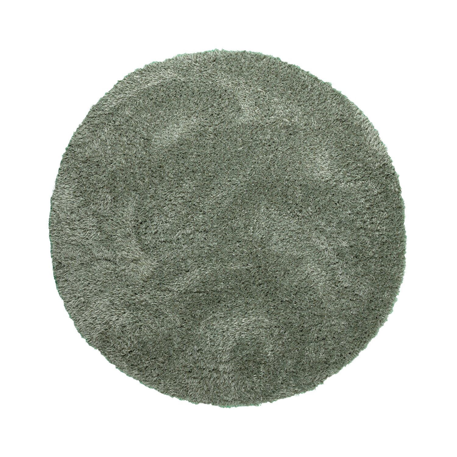 Shaggy Teppich Rund - Blaze Grün - sfeer
