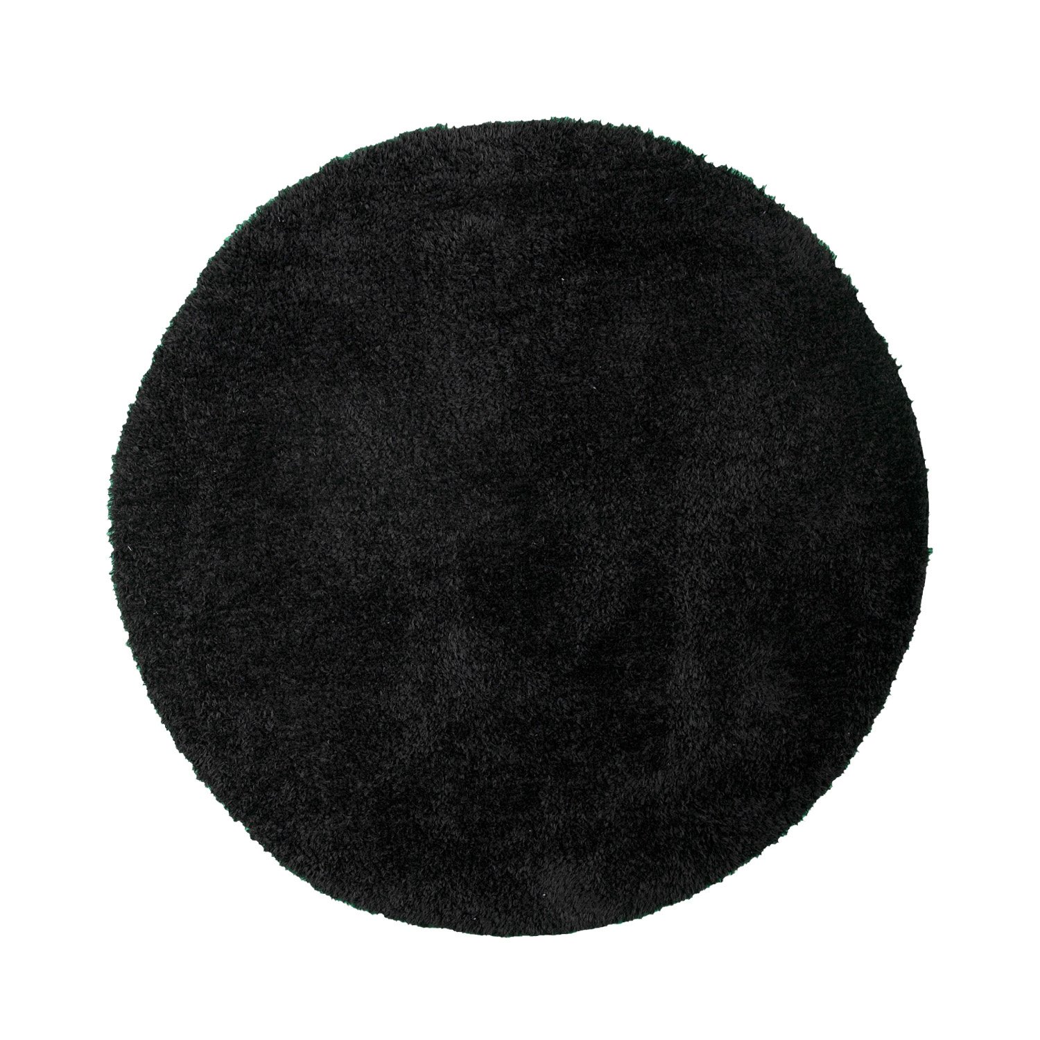 Shaggy Teppich Rund - Blaze Schwarz - sfeer